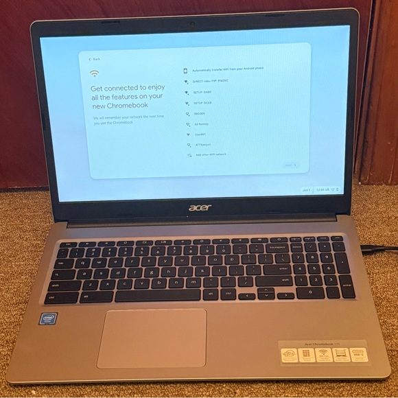 NIB Acer Chromebook 315 15.6 HD intel 4GB ram 64GB Silver - Picture 4 of 5